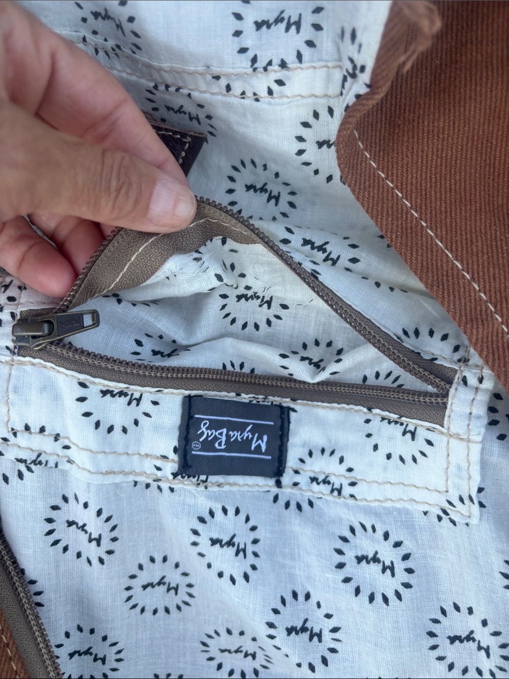 Myra “Juniper” canvas and hairon weekender bag - Picture 14 of 16